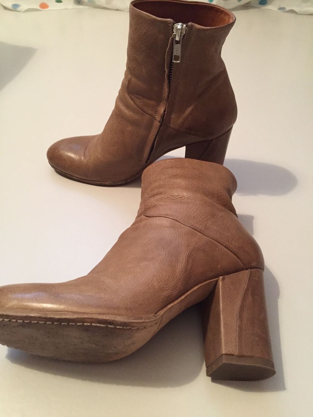 Officine Creative Scarpe da donna: Officine Creative, Lederstiefellette, braun, Gr. 38.5 – Nuovo (secondo la descrizione) da Fraubrunnen venduto da Vpeck