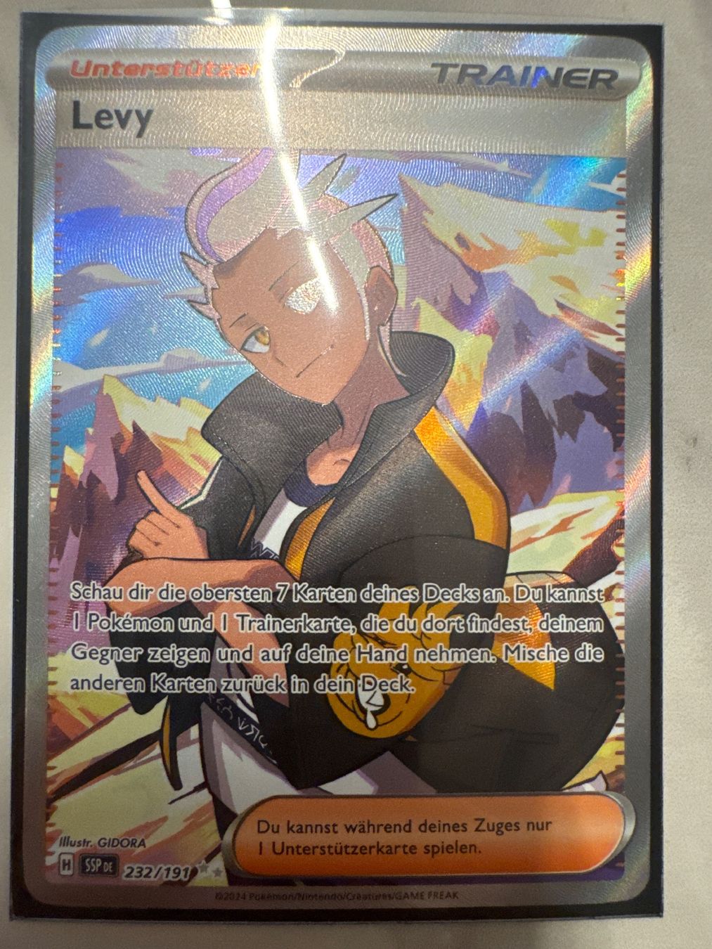 Pokémon Carte collezionabili: Levy SSP232 DE - Surging Sparks – Nuovo (secondo la descrizione) da Wil SG venduto da Prof.Eich