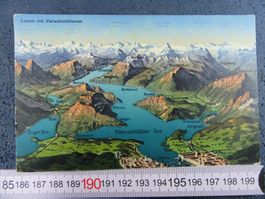4WALDSTÄTTERSEE LUZERN AK BIS ALTDORF PANORAMA VOGELSCHAU