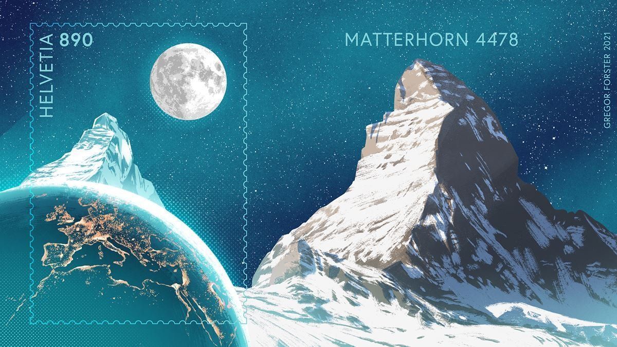 Alle Briefmarken: Swiss Crypto Stamp Token ID 1 Matterhorn – Neu (gemäss Beschreibung) aus Emmen von Aribini