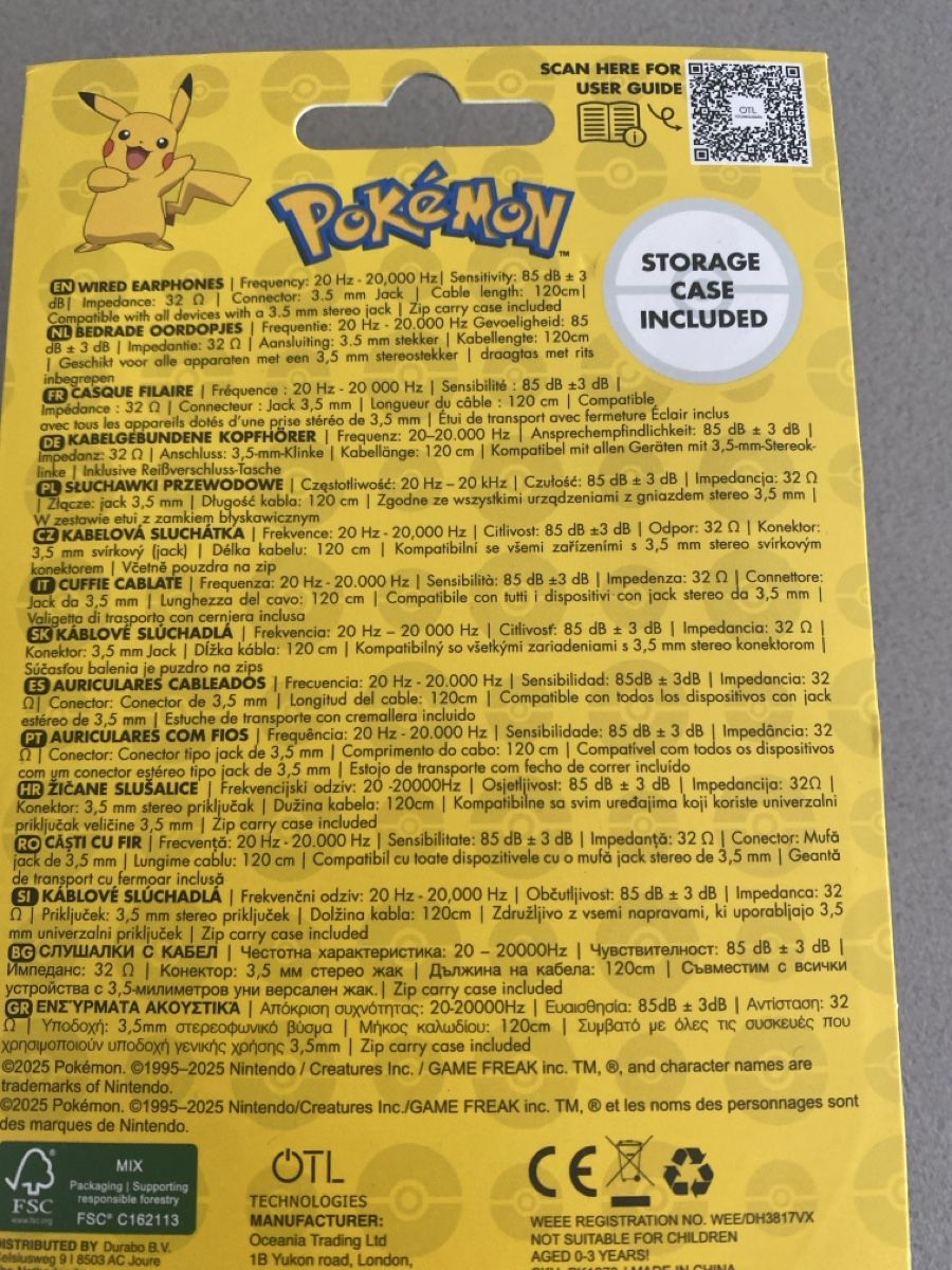 Cuffie: Ecouteurs Pokémon Neufs, avec Etui de Rangement – Nuovo e nell'imballaggio originale da Chamoson venduto da Pince26 2