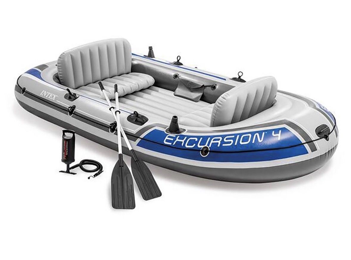 Boote: Schlauchboot 4 Per. Intex Excursion 4 – Gebraucht aus Niederrohrdorf von pis87