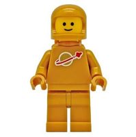LEGO Minifigur Classic Space pearl gold aus Set 21358