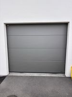 Garagentor mit Antrieb HÖRMANN Sektionaltor grau neu