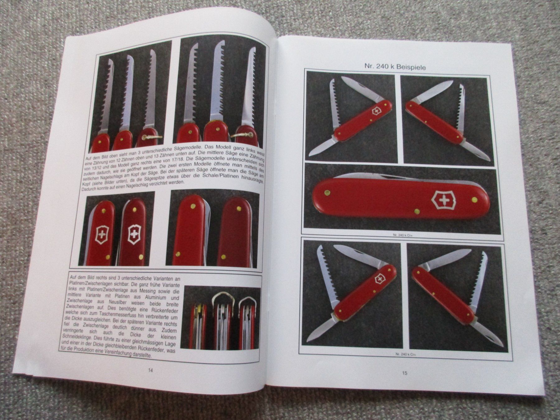 4 X Victorinox Taschenmesser-Kataloge über die 84mm Modelle (Neu