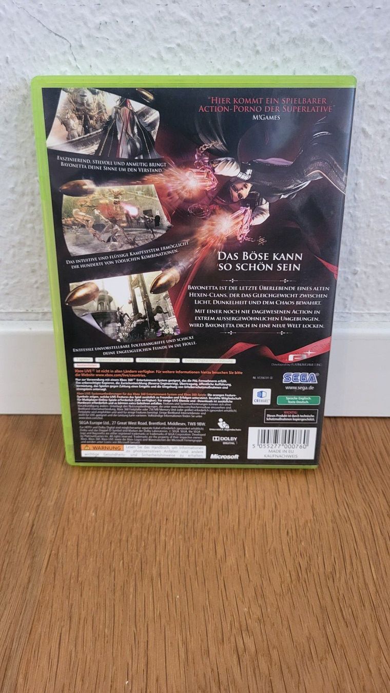 Microsoft Spiele: Xbox 360 - Bayonetta – Gebraucht aus Münsingen von DigitaleSpielecke 1