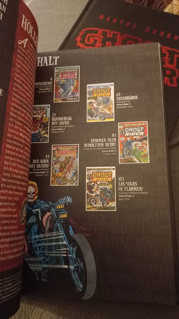 Fumetti: Ghost Rider limitierter Lederband 1+2/Marvel Comics Horror – Usato da Olten venduto da Donatello1984 7