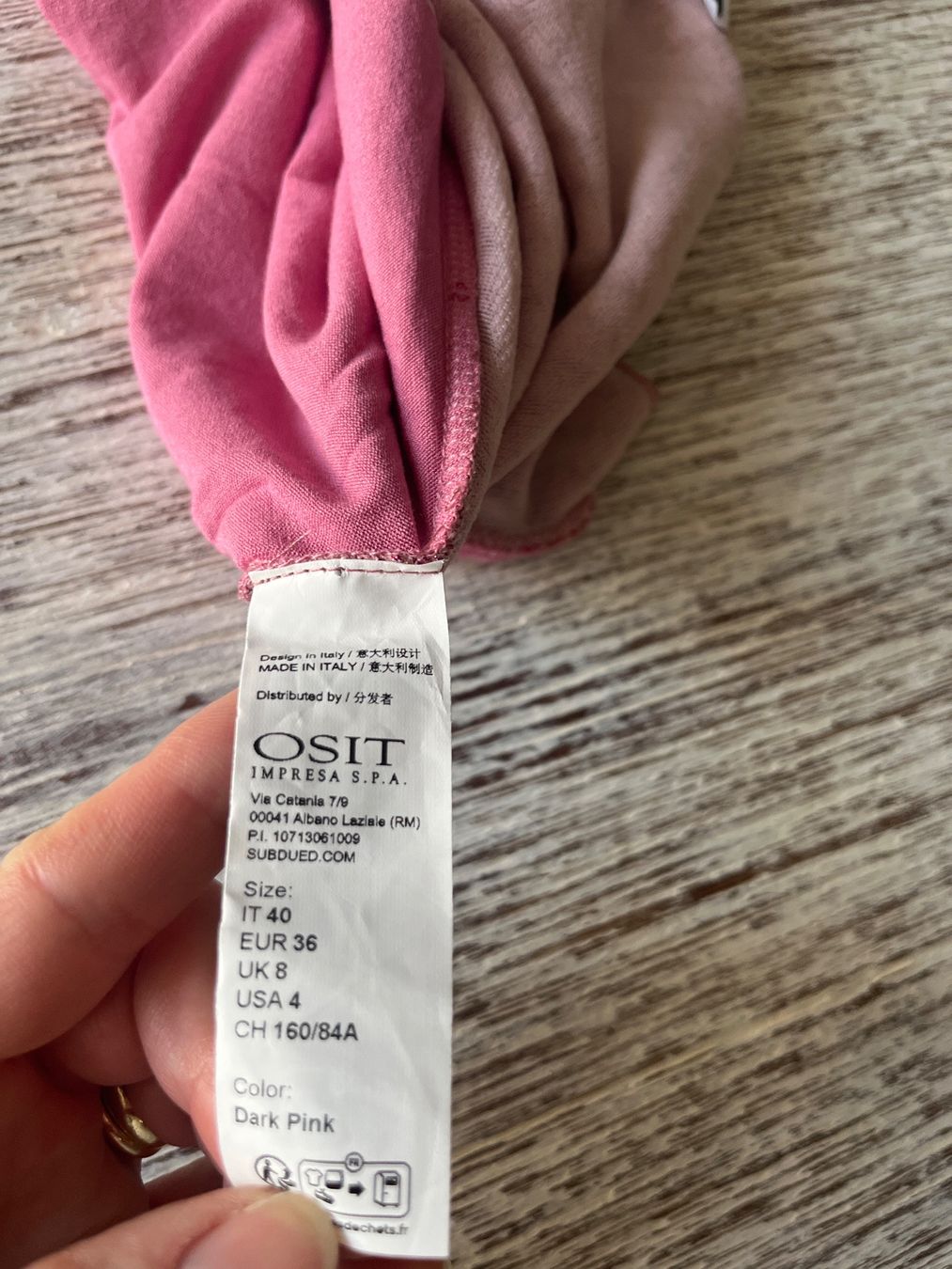 Blusen, T-Shirts & Tops: Subdued pink body size S – Gebraucht aus Rüschlikon von ant_5v7g 3