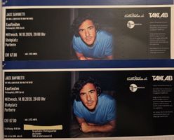 2 Tickets Jack Savoretti Kaufleuten 14.10.2026 Stehplätze