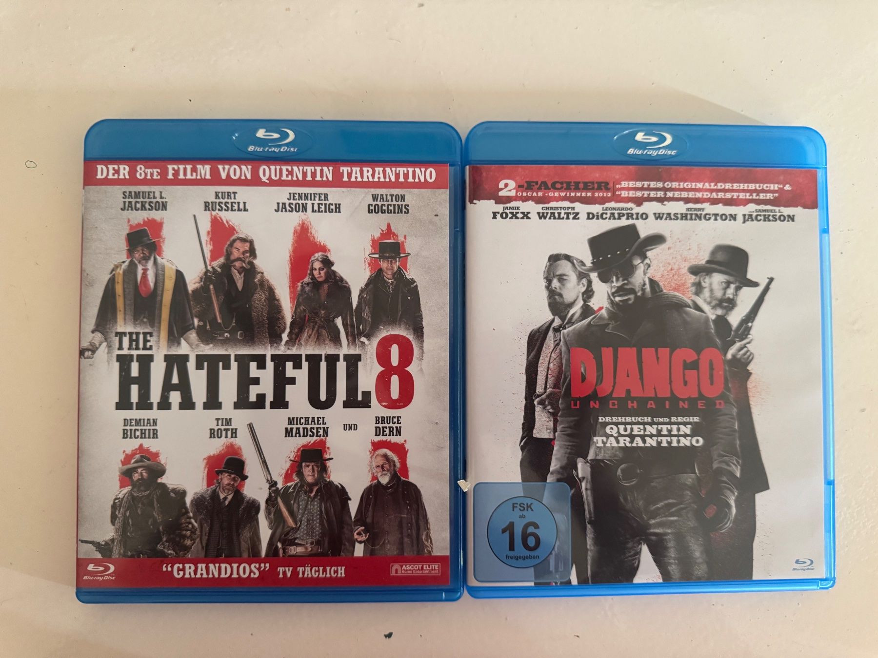Tutti i DVDs: TARANTINO WESTERN PACK: DJANGO/THE HATEFUL 8 (BLU-RAY) – Usato da Basel venduto da san_2qlq