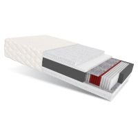 Matratze 140x200 PIEMONT - 7 Zonen - Gel Latex - H4 - 23cm