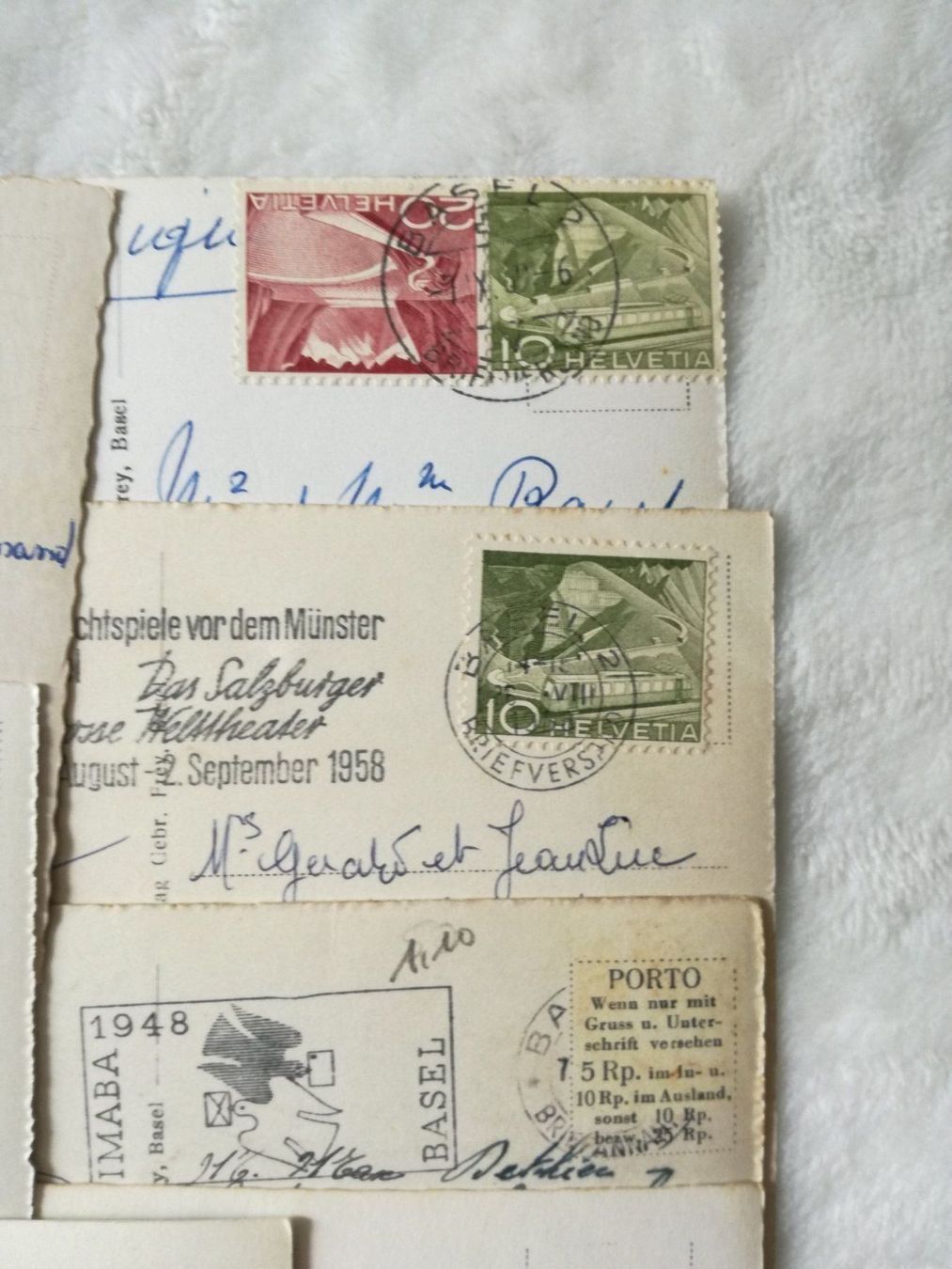 Ansichtskarten: 16 AK Kanton Basel-Stadt – Gebraucht aus Zürich von Tolima194 9