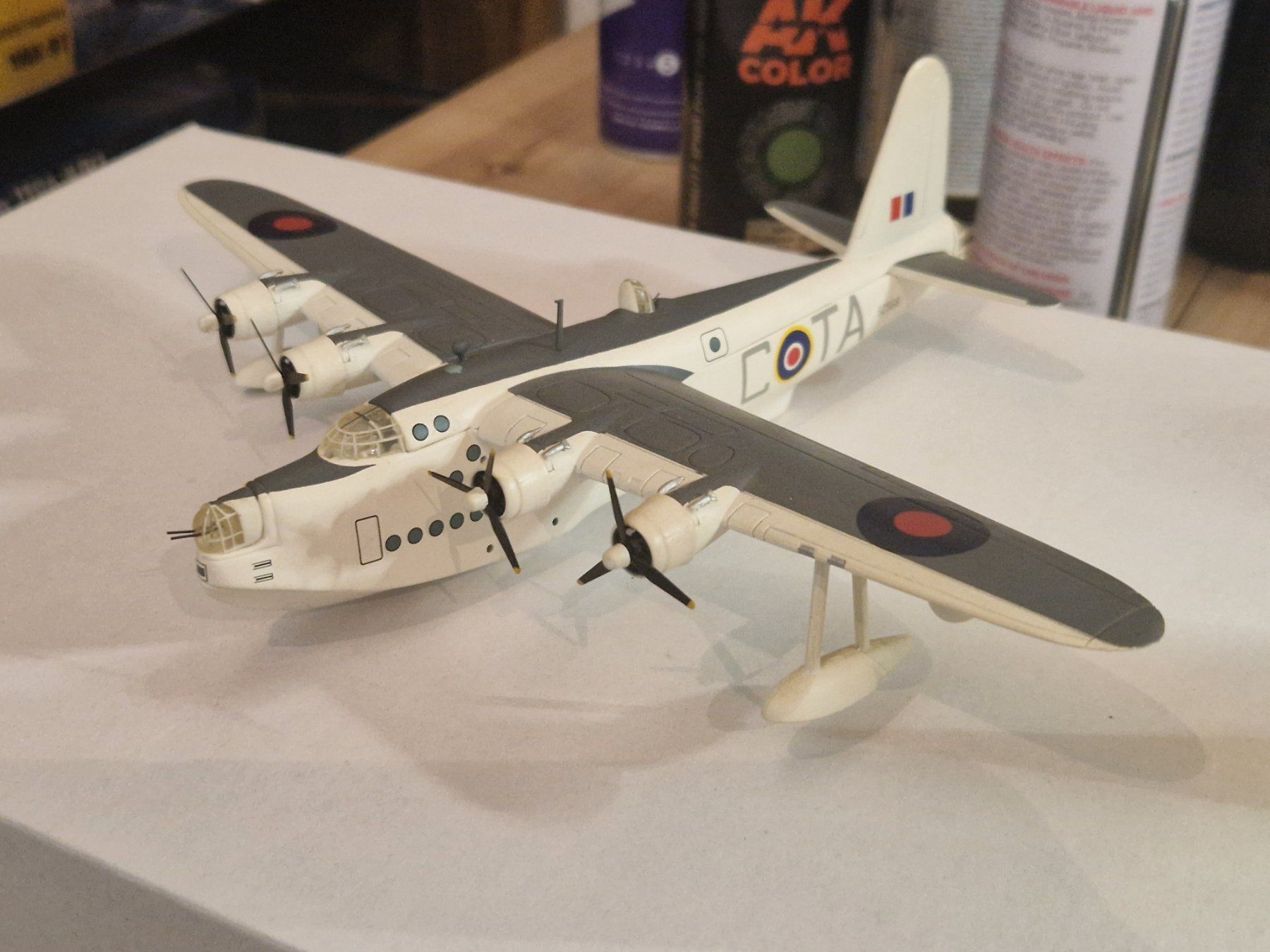 Corgi Toys Modellbausätze & Standmodelle: Corgi Sunderland flugzeug modell – Gebraucht aus Ponte Capriasca von nikfolle