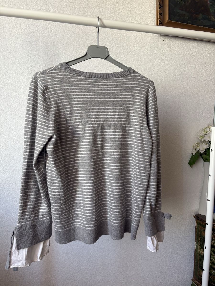Maglioni & Felpe: Loft Strickpullover Grau/Weiss Gestreift Gr. L Neuwertig – Nuovo e nell'imballaggio originale da Birsfelden venduto da Vic_toria 1