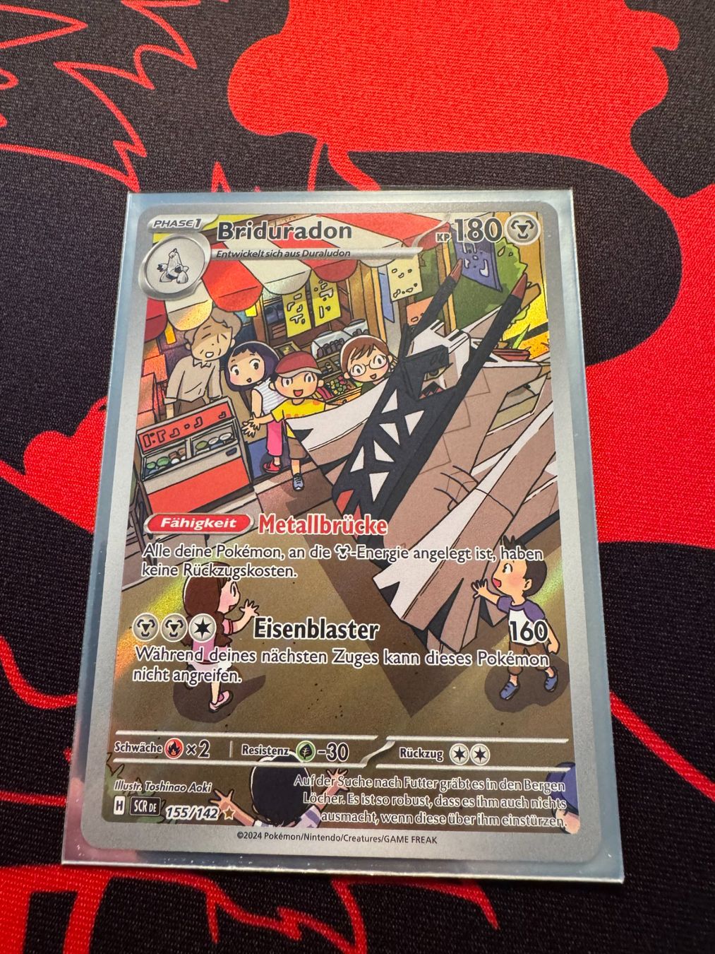Pokémon Sammelbilder & Trading cards: Briduradon (SCR 155) - Stellarkrone – Neu (gemäss Beschreibung) aus Bülach von Pfrenzel