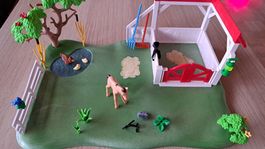 Playmobil 6147 - Koppel mit Pferdebox
