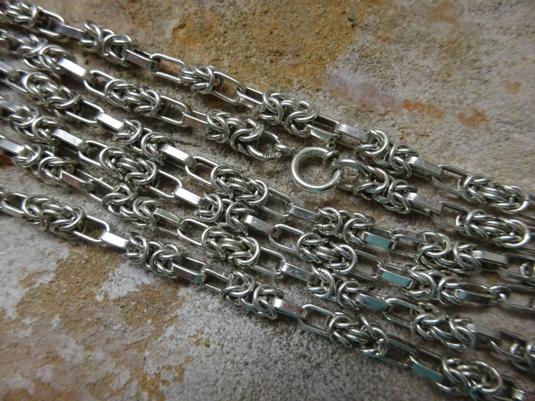 Catenine: Königskette / 800 Silber – Usato da Esslingen venduto da FetteSchnecke 1