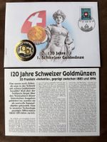 120 Jahre SCHWEIZER GOLDMÜNZE - TOGO 500 CFA 2003 SILBER
