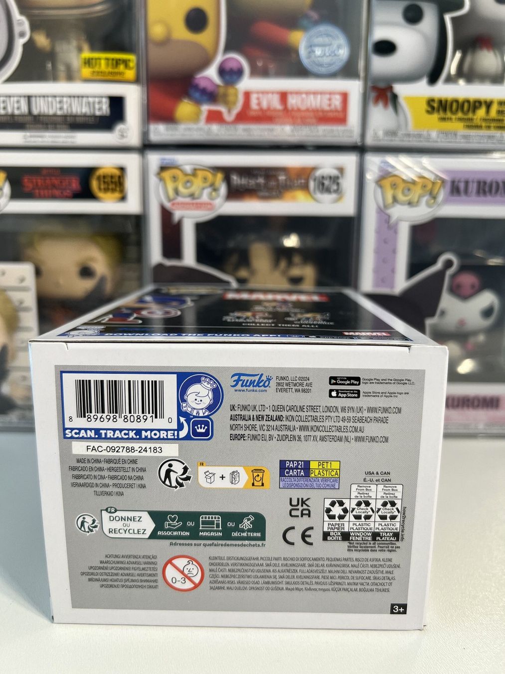 Funko Statuette: Funko POP! Marvel Split Steve Rogers / Captain America – Nuovo e nell'imballaggio originale da Le Mouret venduto da perfectbijou 5