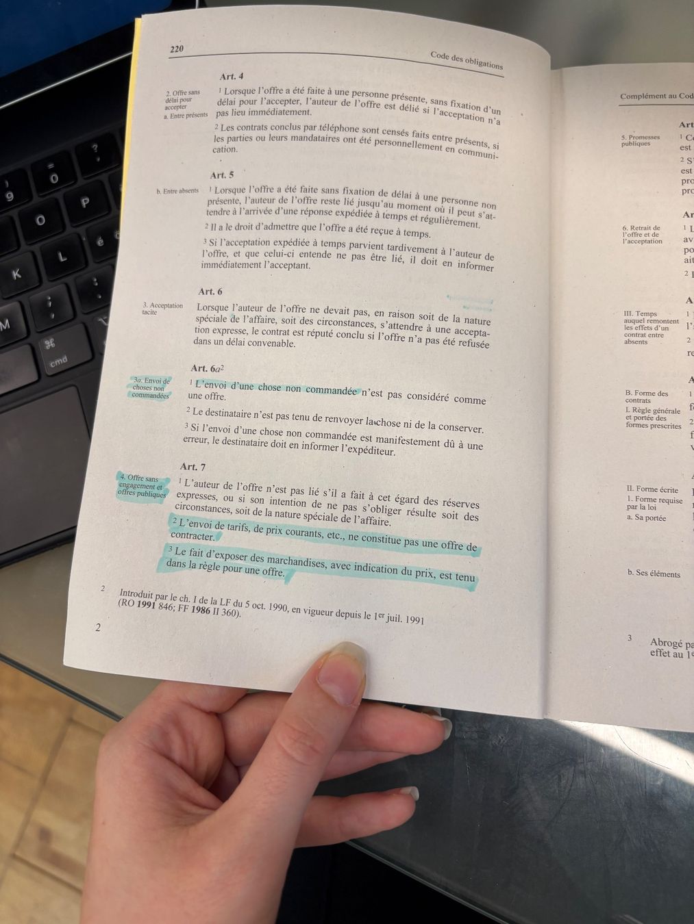 Libri: Code des obligations CO Suisse livre droit français – Usato da Lausanne venduto da reb_vpy7 1
