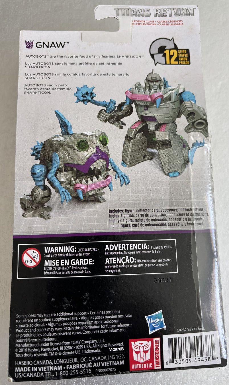 Hasbro Statuette: Transformers Titans Return Gnaw (Legends Class) – Nuovo e nell'imballaggio originale da Founex venduto da spf_b7sg 1