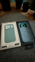 iPhone17 Pro DECODED Silikonhülle MagSafe Türkis/Retro Blue