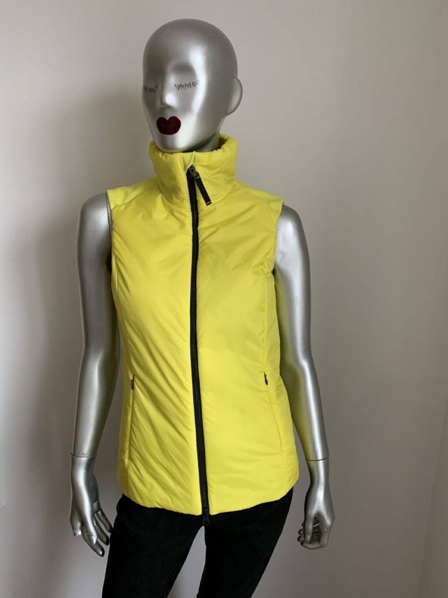 Bogner Gilet & Giacche senza maniche: Bogner Fire+Ice: Leuchtend gelbe Steppweste, 36 – Nuovo (secondo la descrizione) da Luzern venduto da paulablue