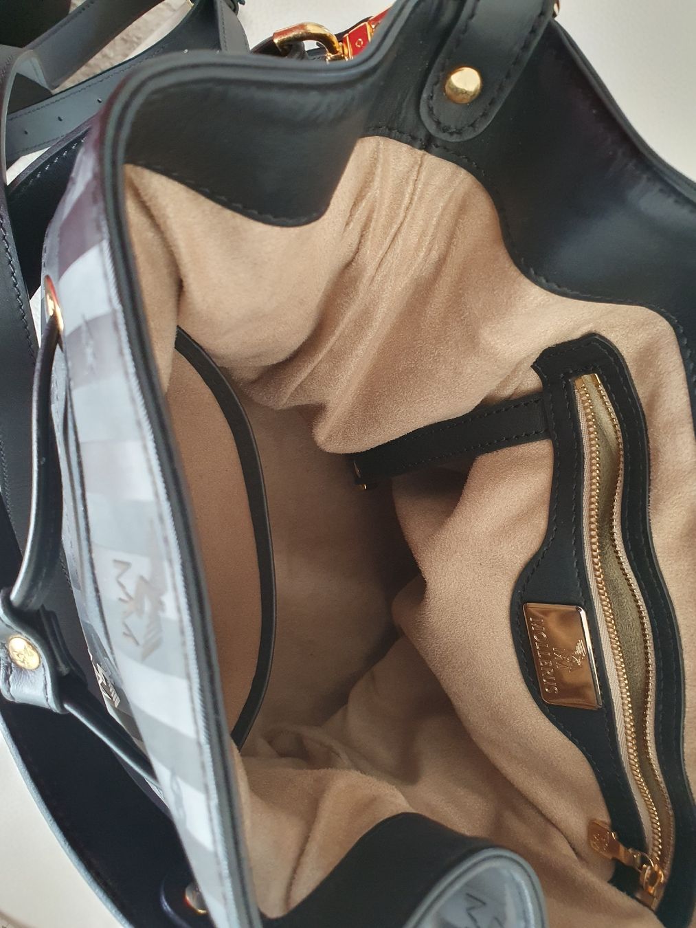 Maison Mollerus Borse da donna: Mollerus Beuteltasche Schwarz - Top Zustand – Usato da Laufenburg venduto da megane1959 7