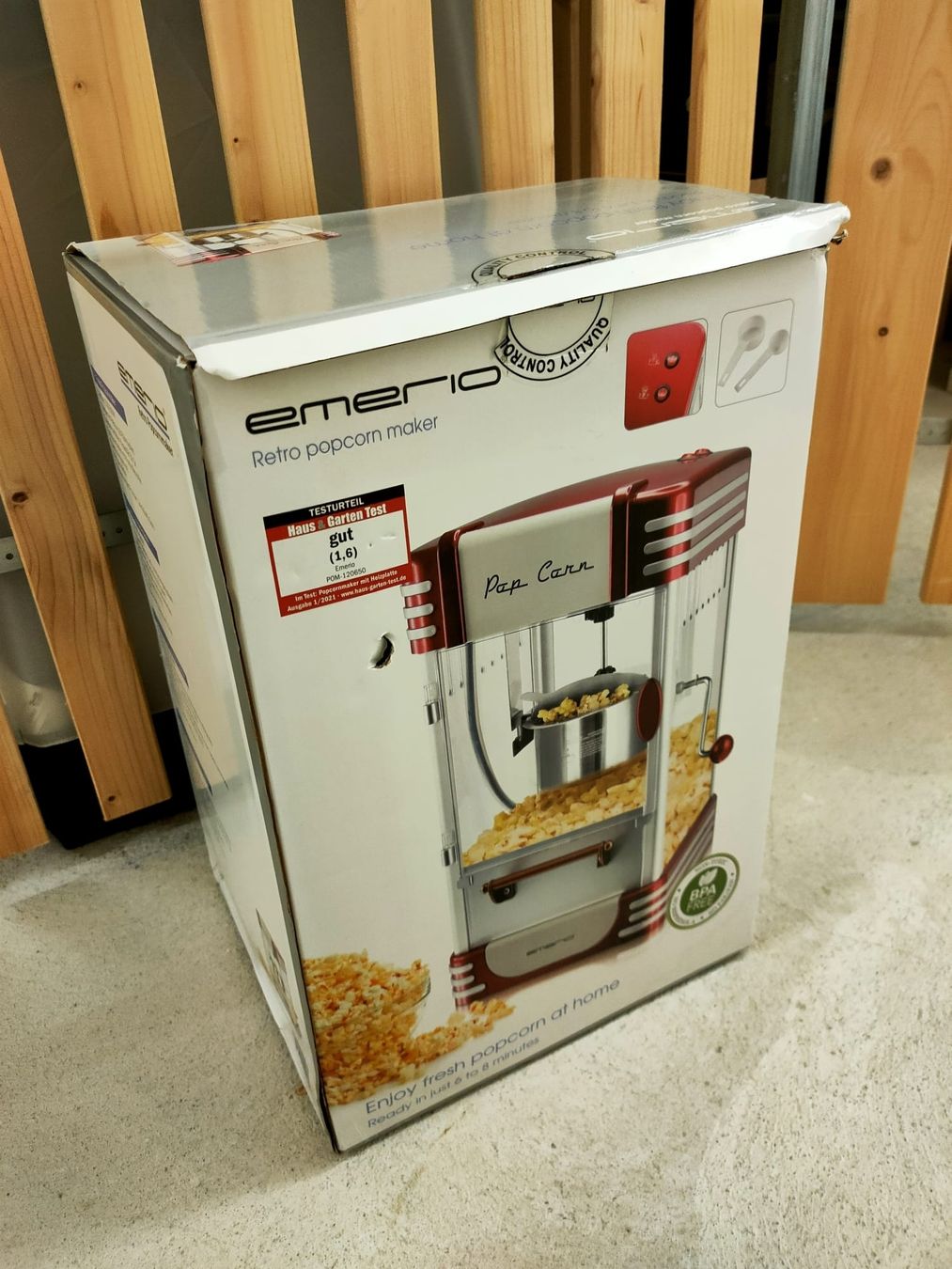 Küchengeräte: Emerio Retro Popcorn Maker, wie neu – Neu (gemäss Beschreibung) aus Zürich von lea_7mjr