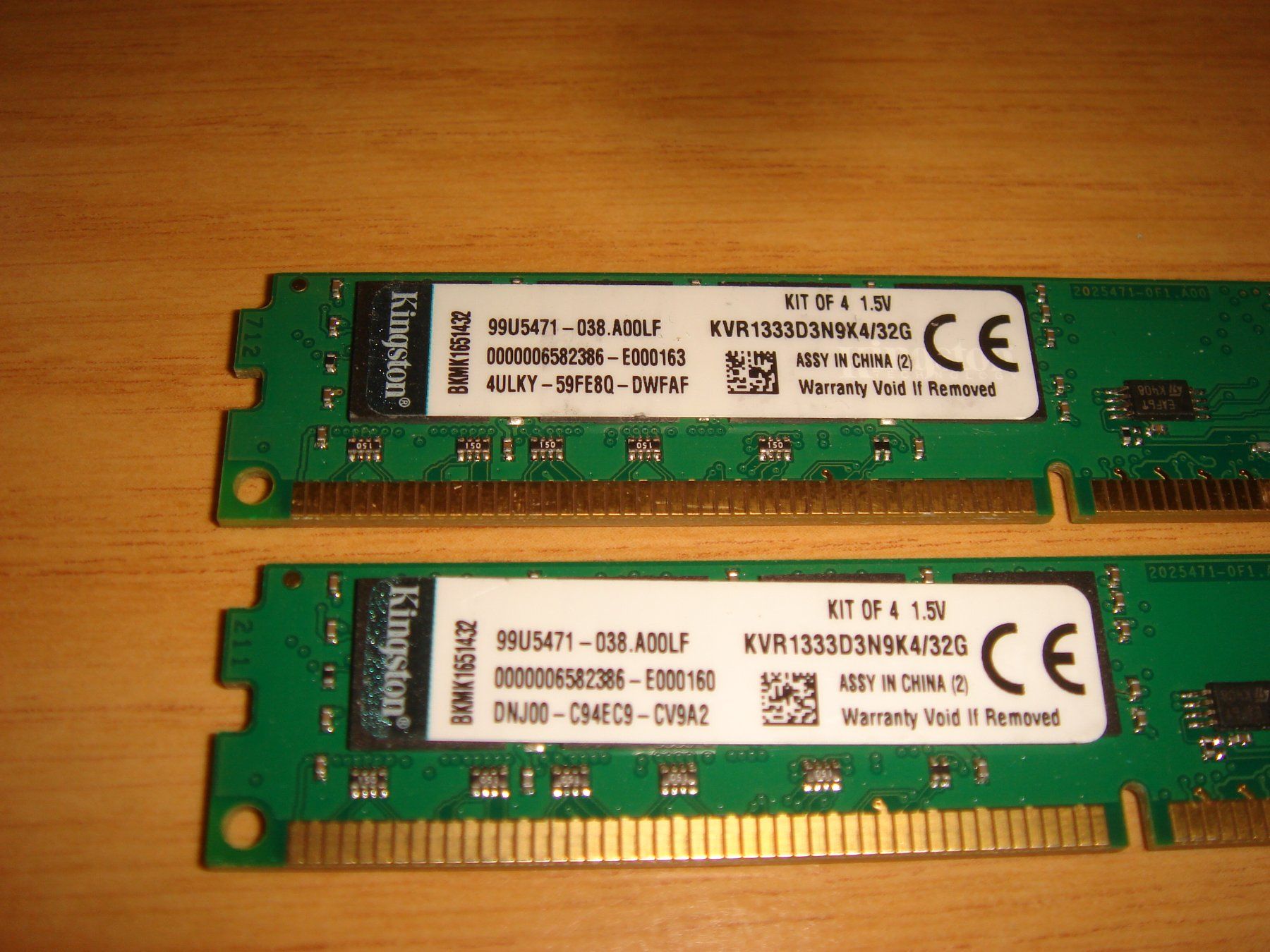 2 stück 8gb ddr3 PC3 10600 (1333) RAM für Computer. (Gebraucht) in St ...