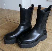 Schwarze H&M Boots Gr. 37 Stiefel Zara Massimo cos