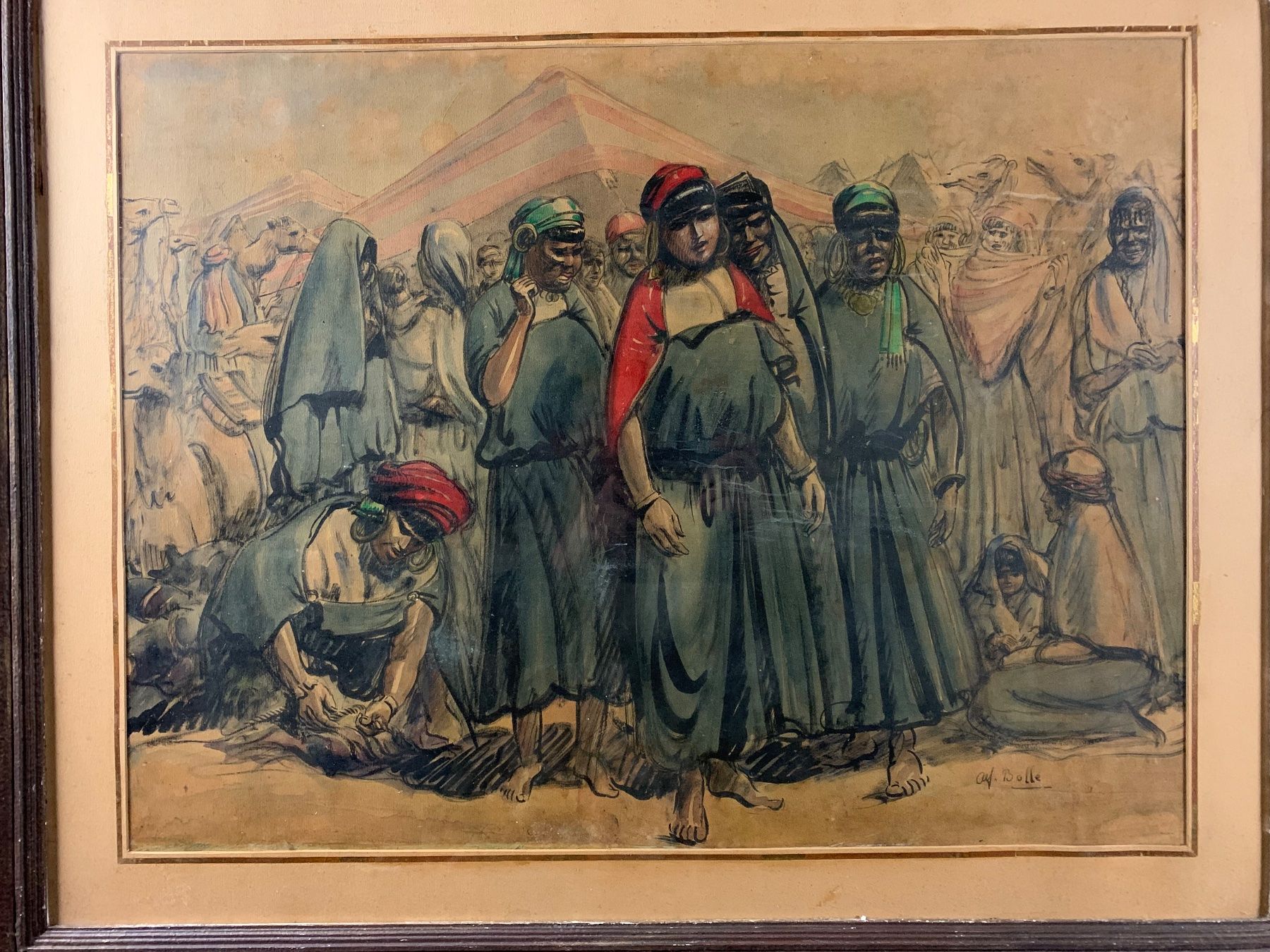 Dipinti: BOLLE GEORGES ALFRED 1887-1959 – Usato da Wolfhalden venduto da SecondAntique 2