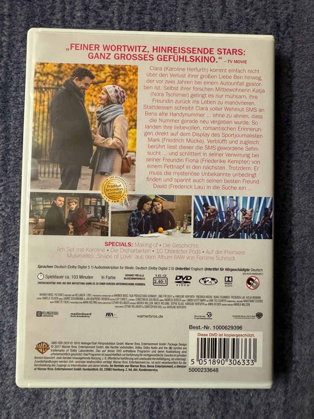 Tutti i DVDs: DVD SMS für dich – Usato da Winterthur venduto da Malve00 1