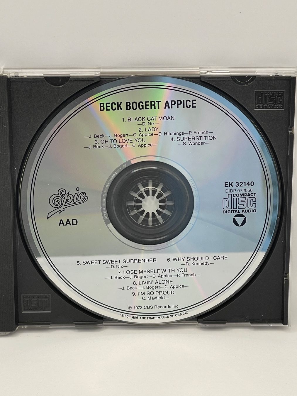 CD: Beck Bogert - Appice – Usato da Rüti ZH venduto da alumedien 2