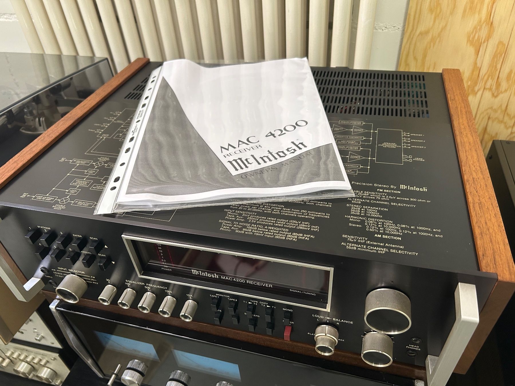 McIntosh Ricevitori: McIntosh MAC 4200 Sehr Selten – Usato da Baar venduto da AAT5 1