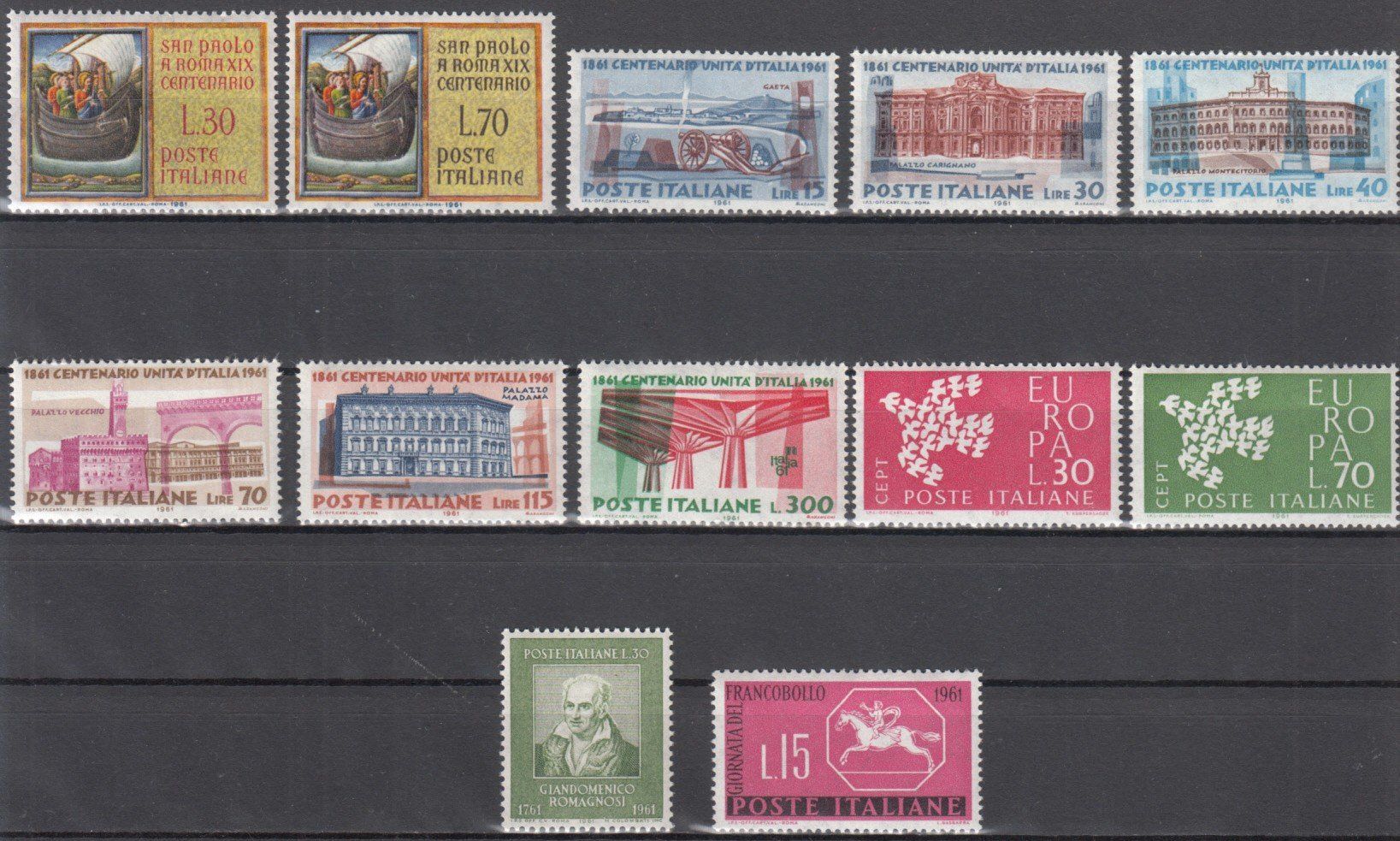 Tous les timbres: Italien 1961 postfrisch – D'occasion à Bürglen TG par StampGraf 2
