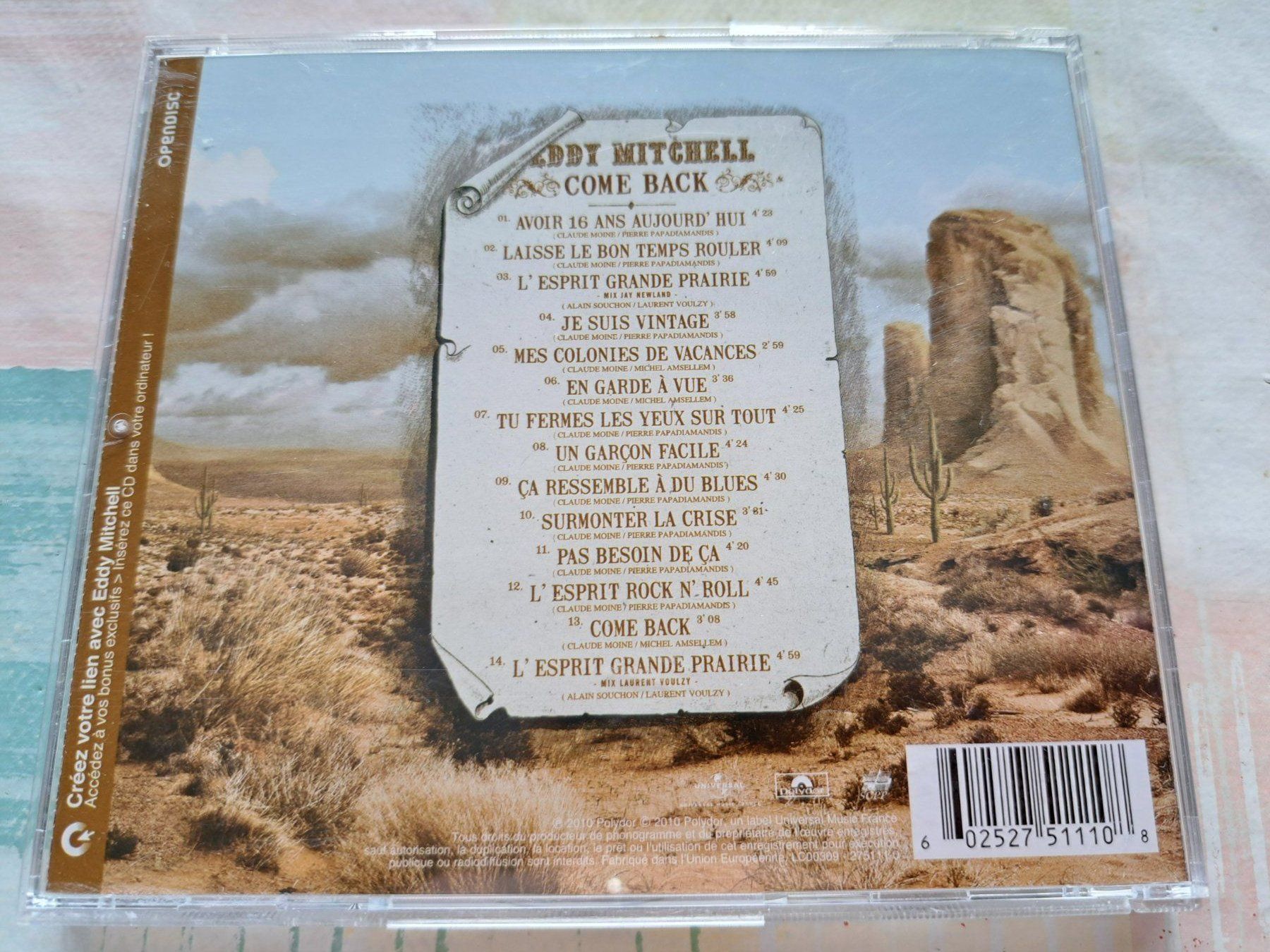 CDs: Cd Eddy Mitchell - come back  – D'occasion à Pully par bro_n52j 1