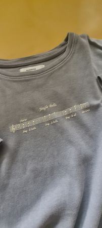 Jingle Bells Shirt Noten Weihnachten Winter Gr. S Reserved