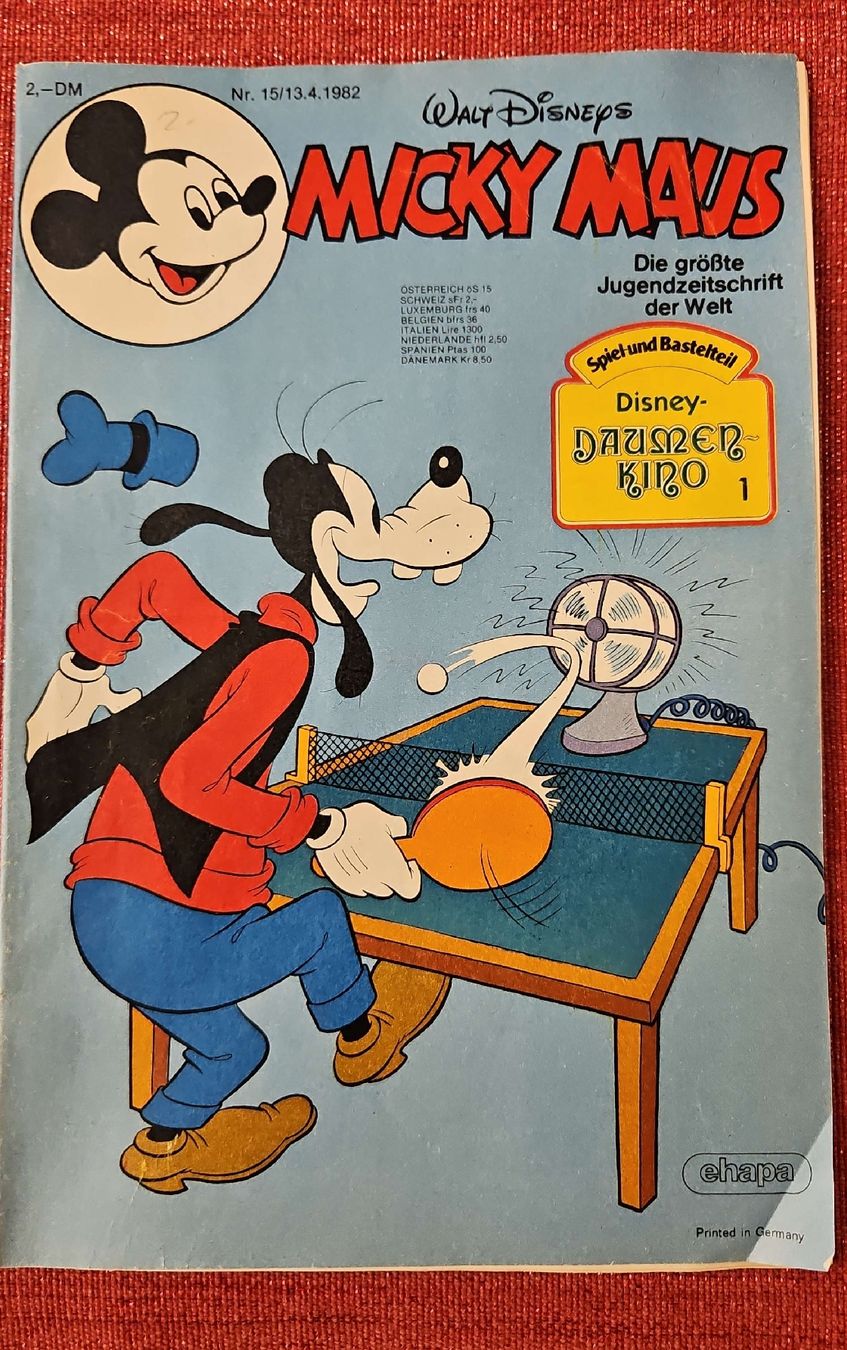 BD: Micky Maus Nr. 15/13.4.1982 Walt Disney Comic Heft – D'occasion à Basel par Melibu