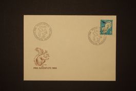 1966 Pro Juventute Erstagsbrief