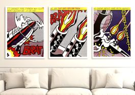 Künstler: Roy Lichtenstein Werk: Triptychon As I Opened Fire