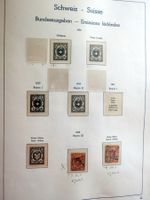 Sammlung CH, ab 1852 bis 1970 auf Vordruckblätter, ab Rayon