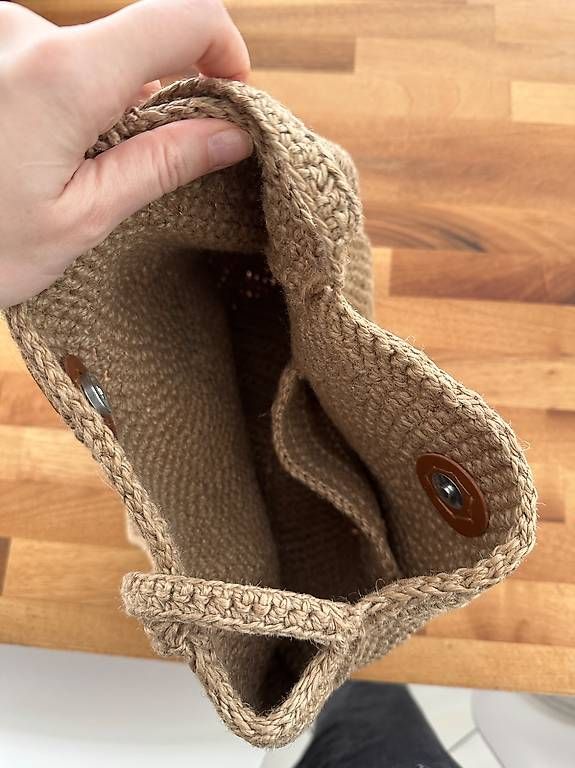 Taschen: Gehäkelte Jute-Tasche / Strohtasche – Gebraucht aus Zürich von domeldidom 2