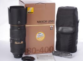 Nikon AF-S Nikkor 80-400mm f/4.5-5.6 G ED VR  (FX et DX )