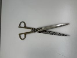 Antike Schere aus Solingen, Louis XV. Stil, Sammlerstueck