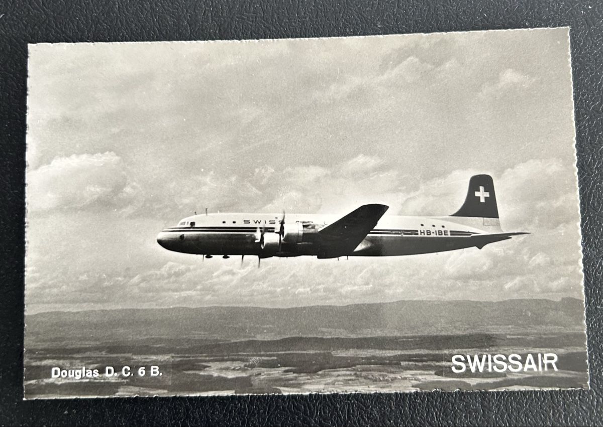 Ansichtskarten: Swissair Douglas Dc 6B – Gebraucht aus Horw von Tellbub