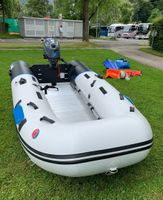 Schlauchboot YAM mit Aluboden und Motor 8 PS, Prüfungsfrei