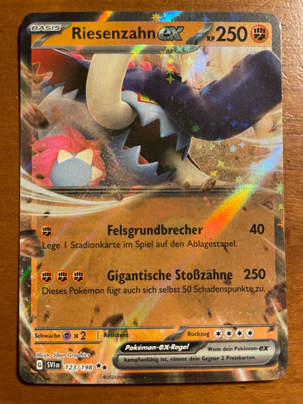Pokémon Carte collezionabili: Pokemon Riesenzahn ex (Versand gratis) – Nuovo (secondo la descrizione) da Chur venduto da Angerson