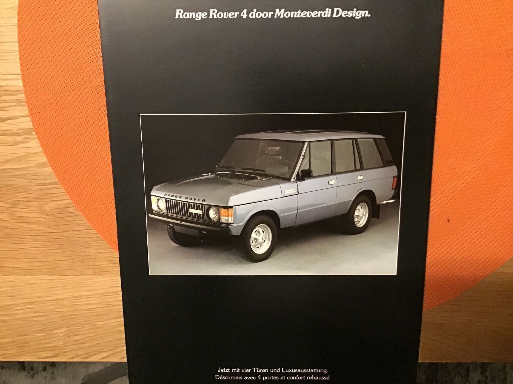 Land Rover Dokumente: Range Rover Monteverdi Faltprospekt – Gebraucht aus Scherzingen von Starseller62