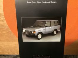Range Rover Monteverdi Faltprospekt